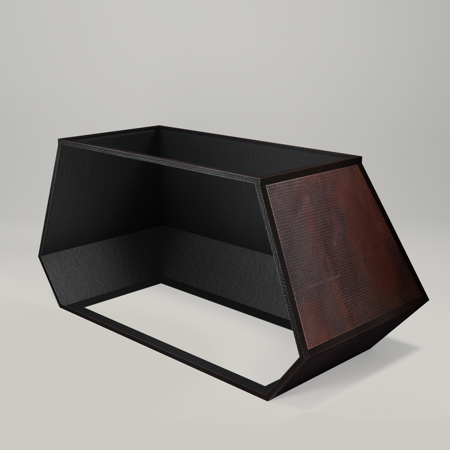 Premium Copper Range Hood Wall Mount Altiplano