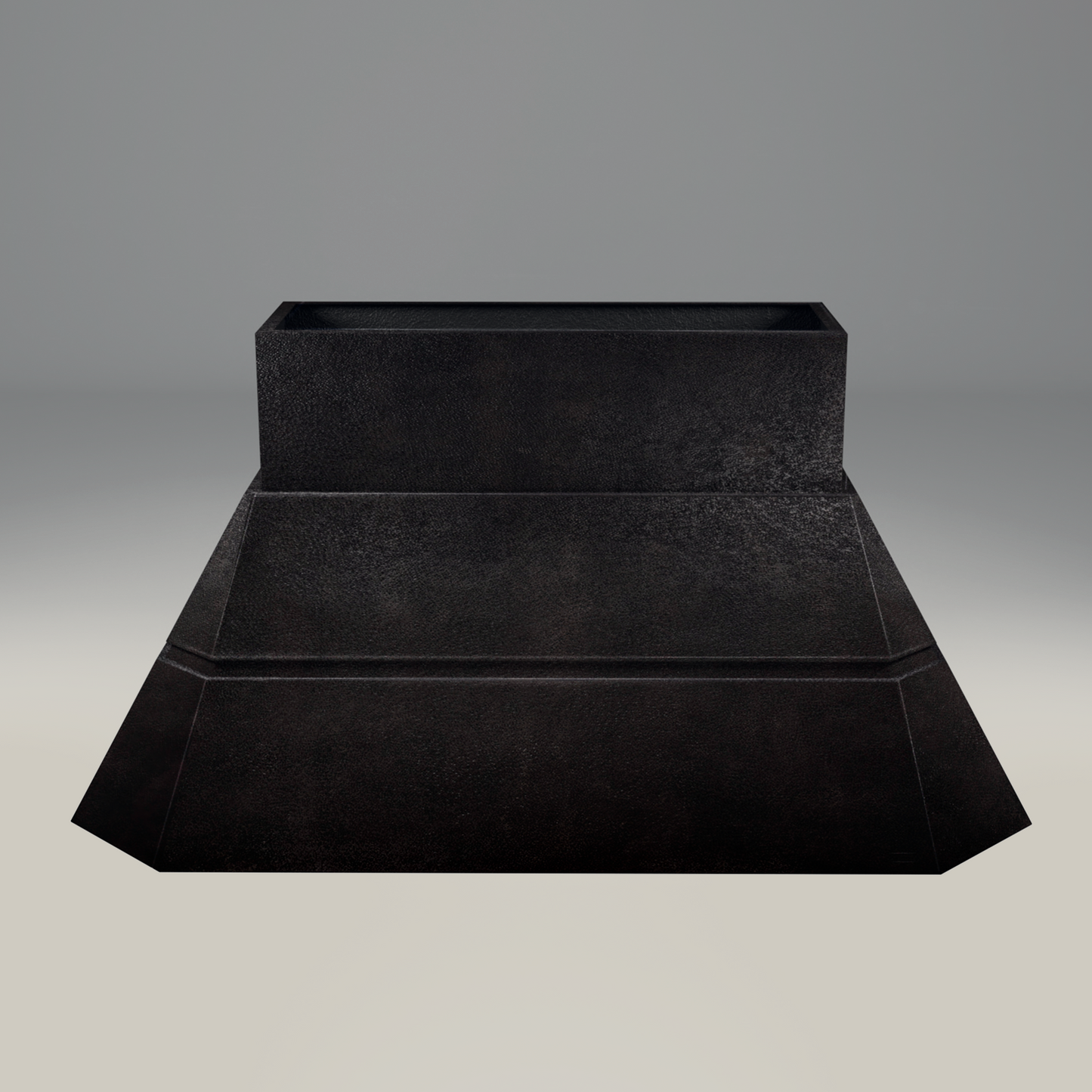 Premium Copper Volcano Range Hood Island Mount Teotihuacan