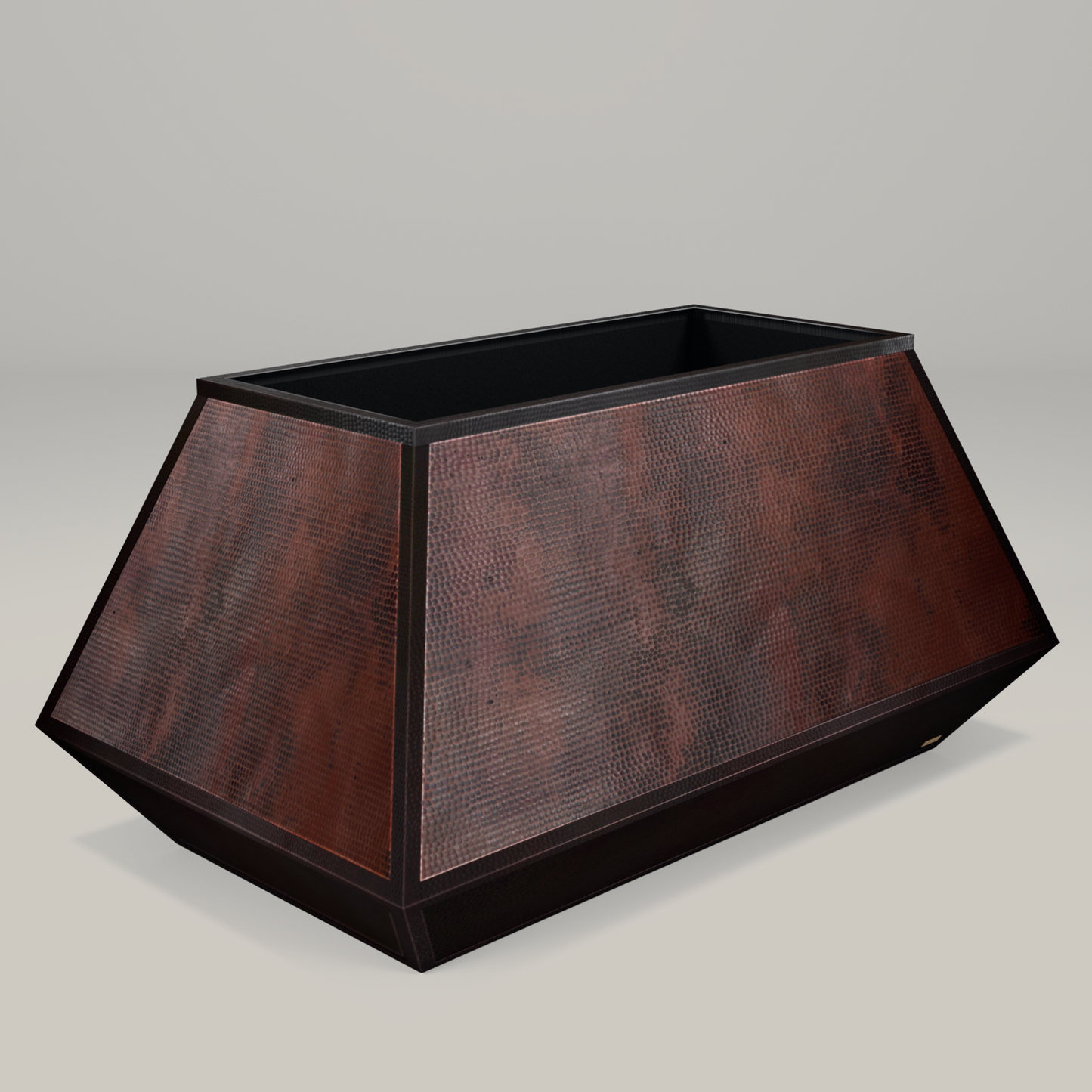 Premium Copper Range Hood Island Mount Altiplano