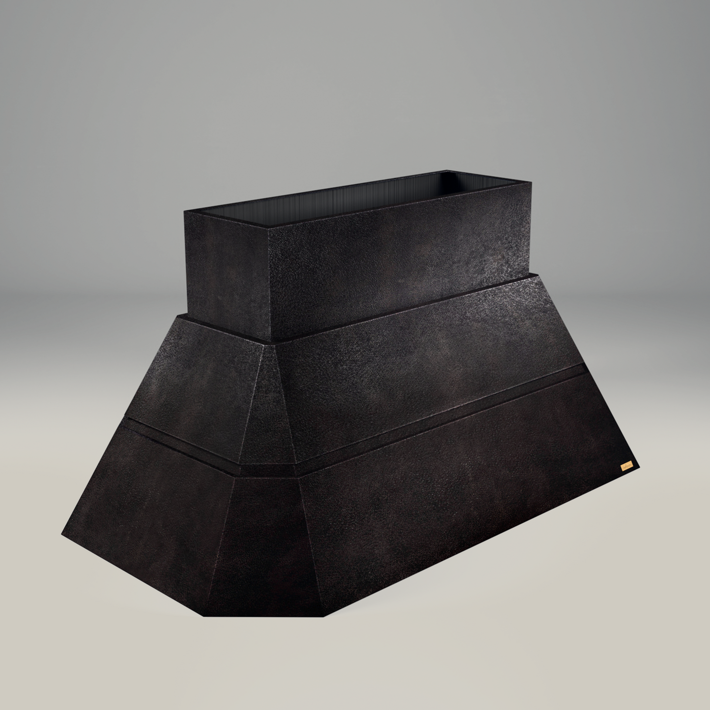 Premium Copper Volcano Range Hood Island Mount Teotihuacan