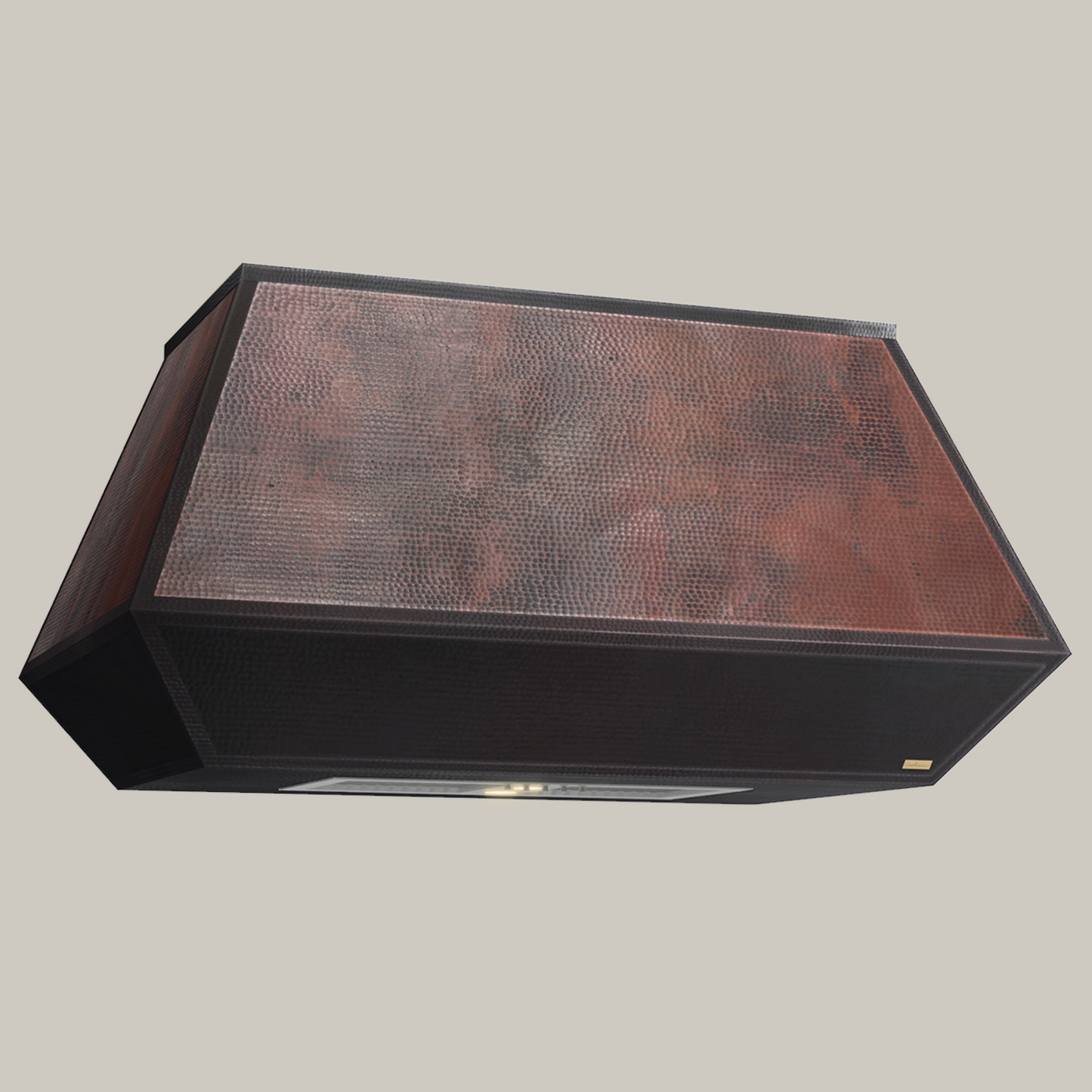 Premium Copper Range Hood Island Mount Altiplano