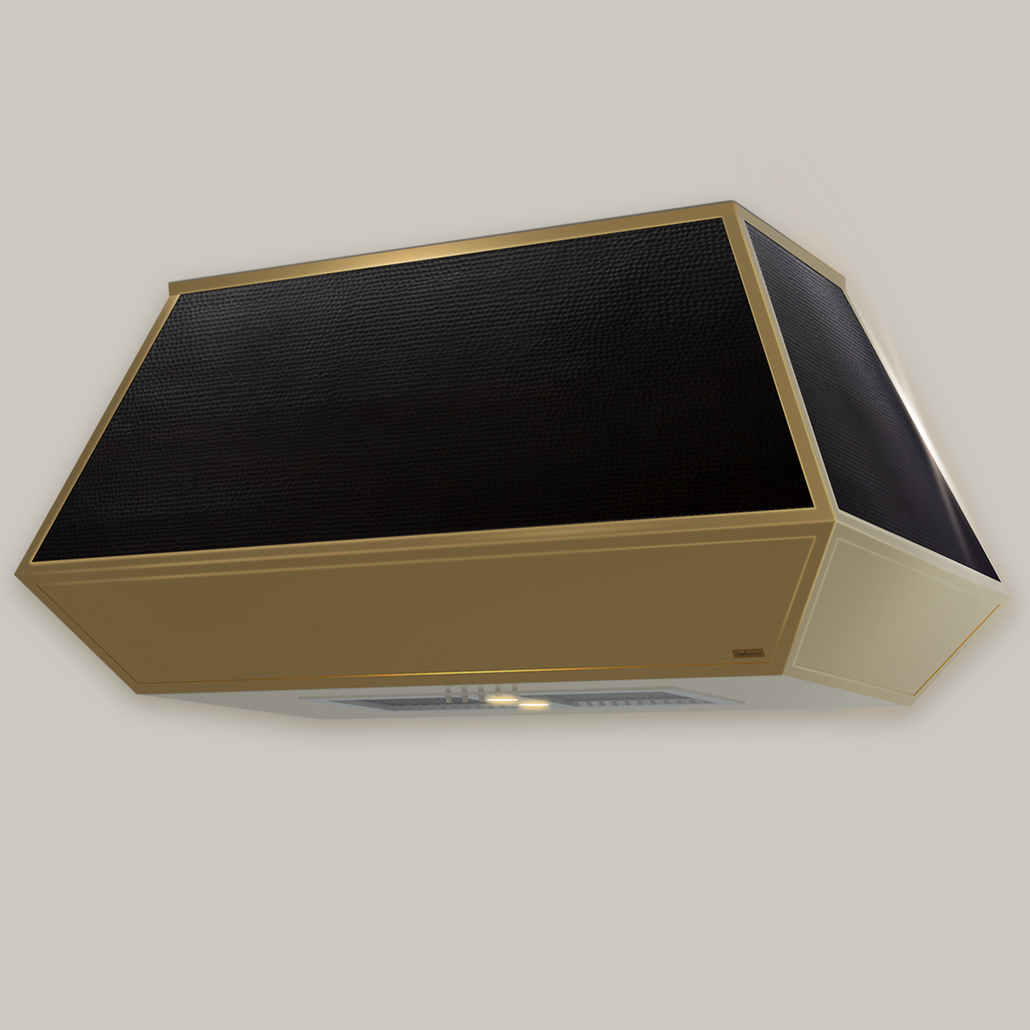 Premium Copper-Brass Range Hood Island Mount Altiplano