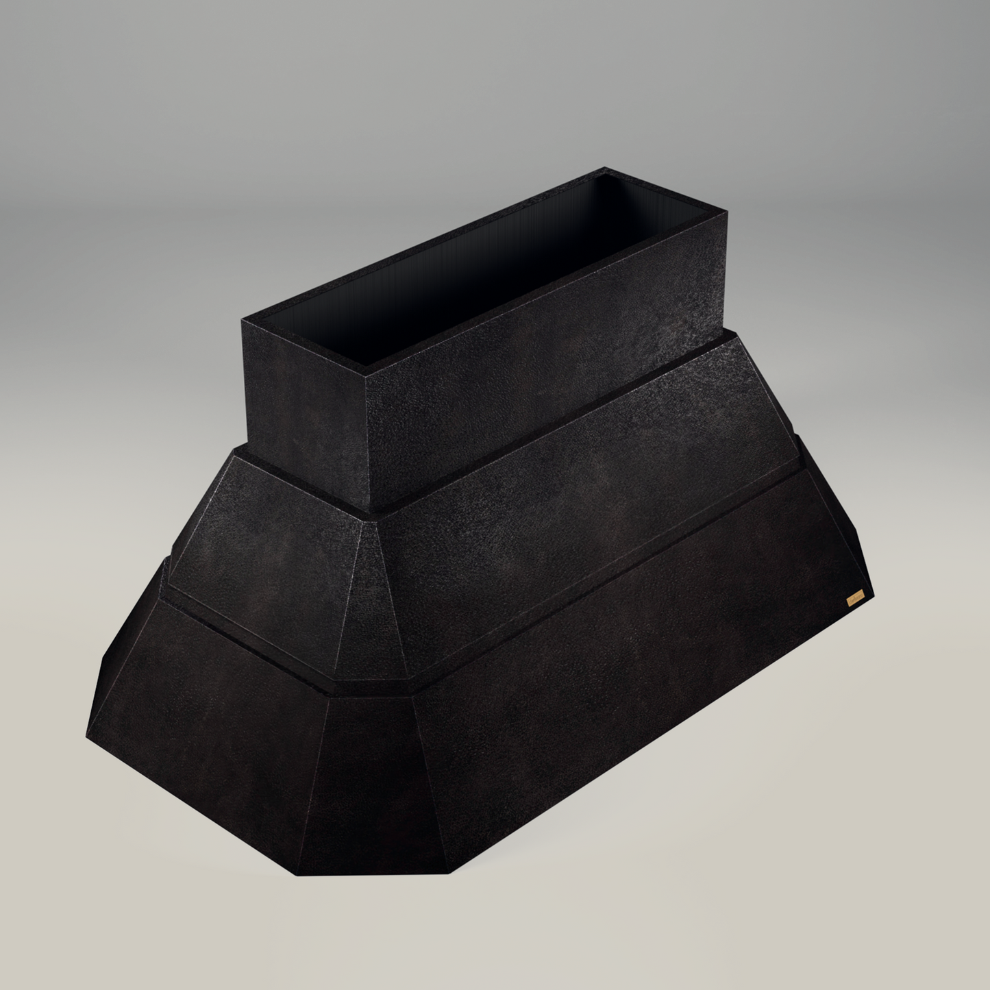 Premium Copper Volcano Range Hood Island Mount Teotihuacan
