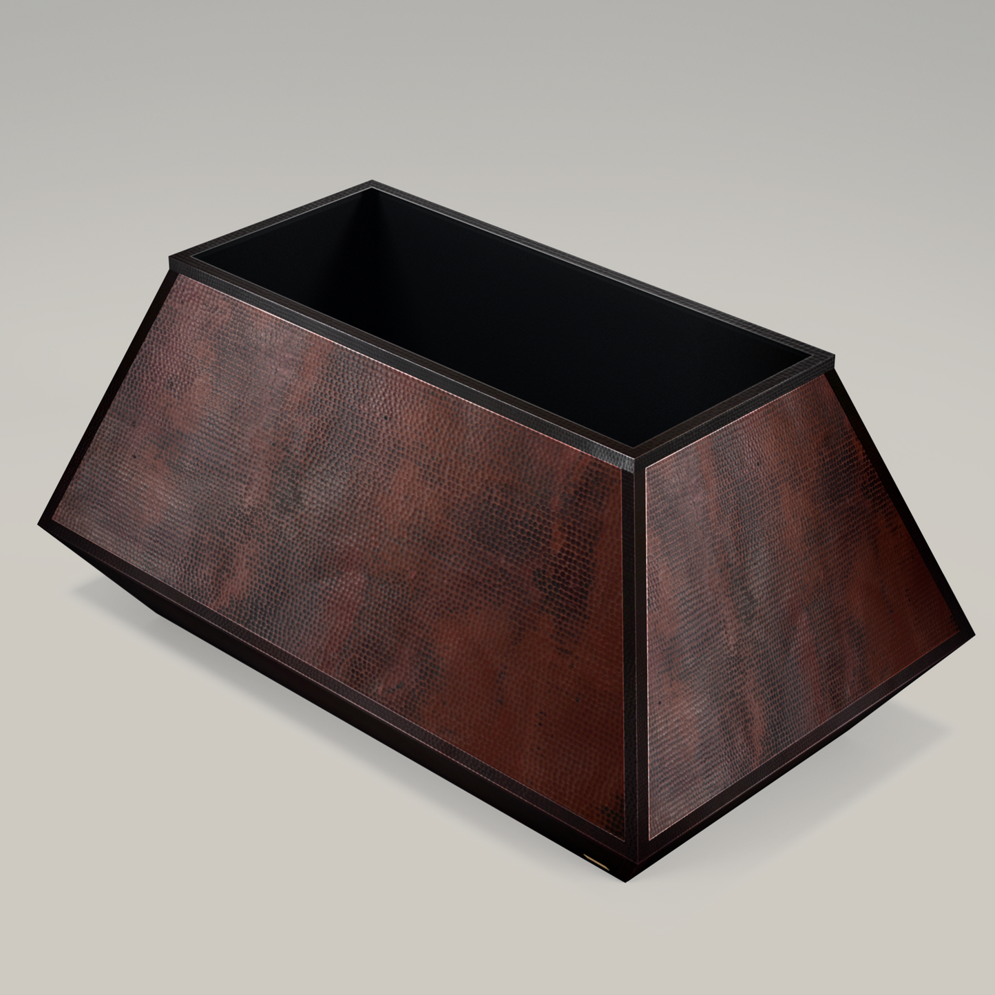 Premium Copper Range Hood Island Mount Altiplano