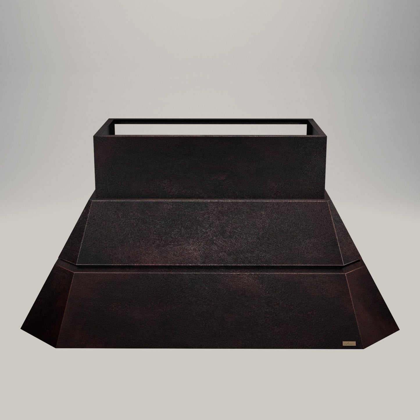 Premium Copper Volcano Range Hood Wall Mount Teotihuacan