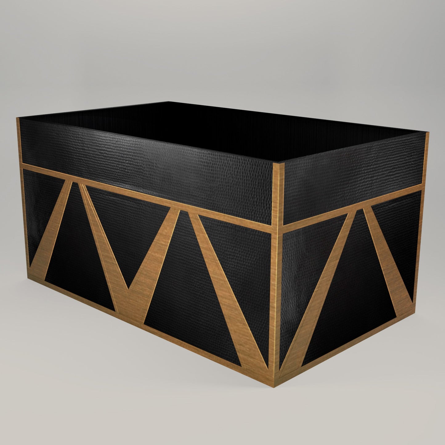 Premium Copper-Brass Range Hood Island Mount Mexiq