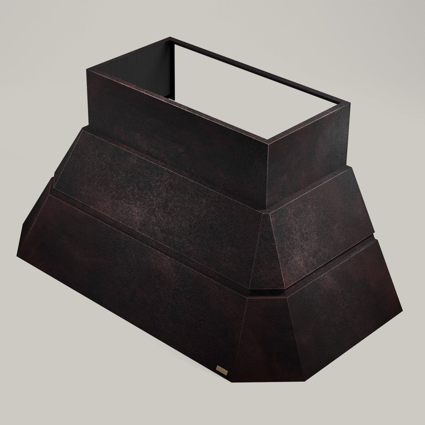 Premium Copper Volcano Range Hood Wall Mount Teotihuacan