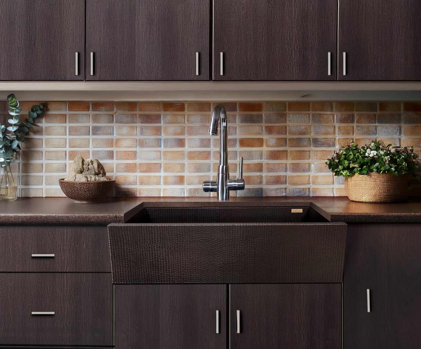 Premium Copper Farmhouse Kitchen Sink Zuma Design