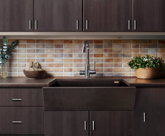 Premium Copper Farmhouse Kitchen Sink Zuma Design