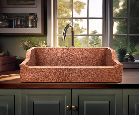 Premium Copper Volcano Box Kitchen Sink