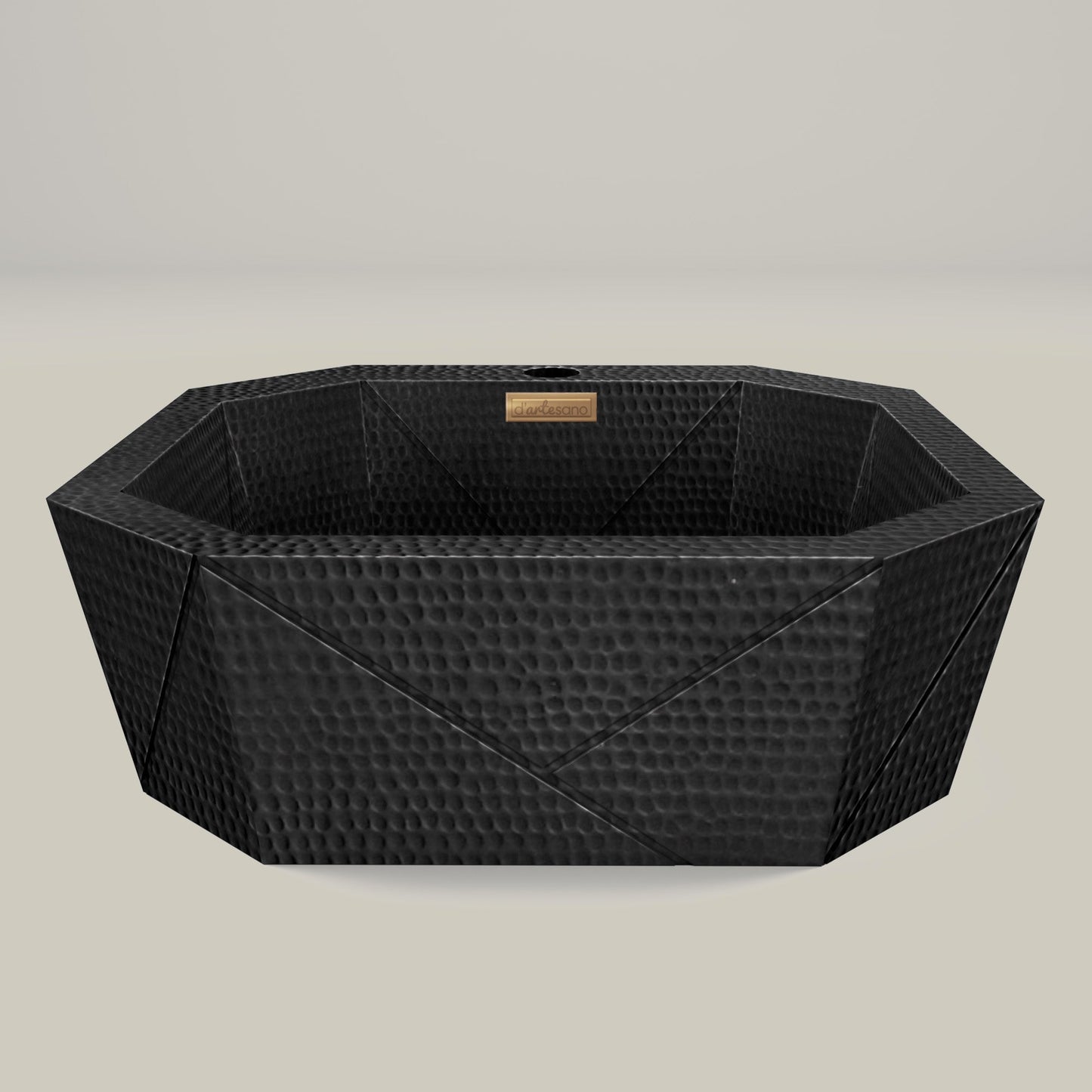 Premium Copper Vessel Sink Origami Design