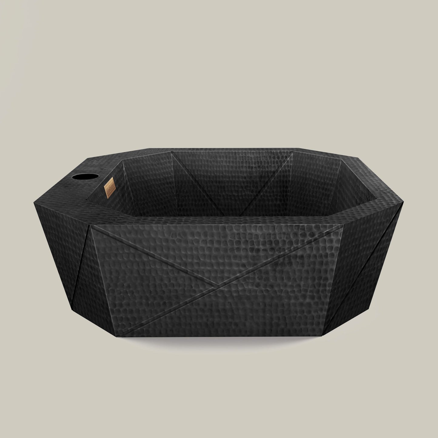 Premium Copper Vessel Sink Origami Design