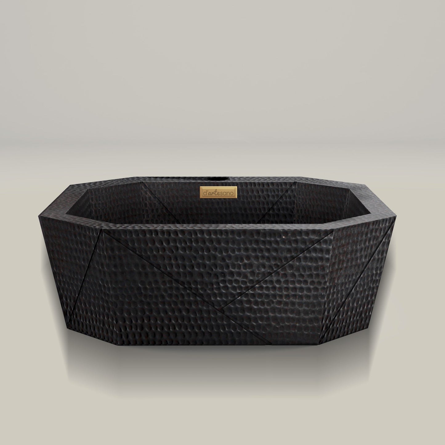 Premium Copper Vessel Sink Origami Design