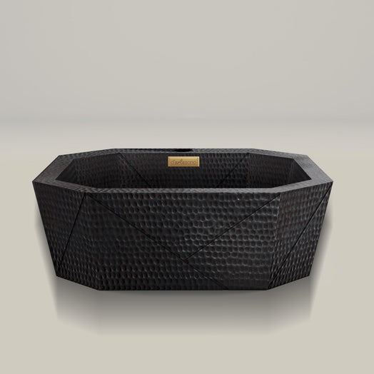 Premium Copper Vessel Sink Origami Design