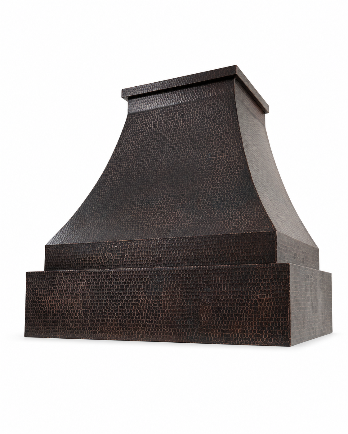Premium Copper Range Hood Wall Mount Pyramid