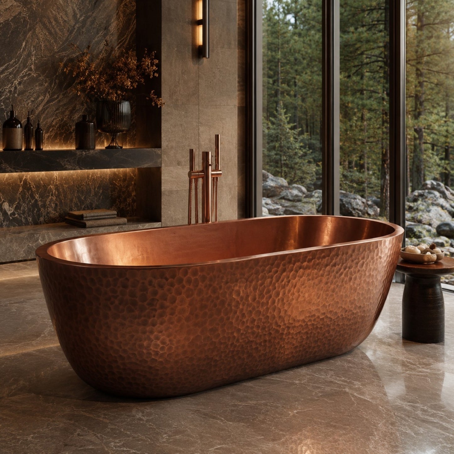 copper bathtub oasis