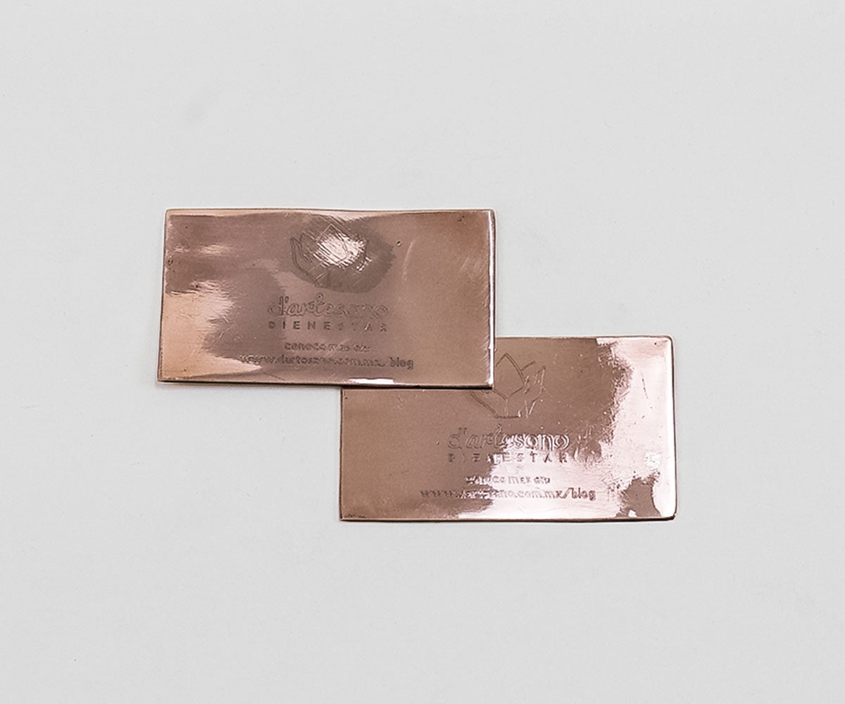 Premium Copper Antibacterial Card