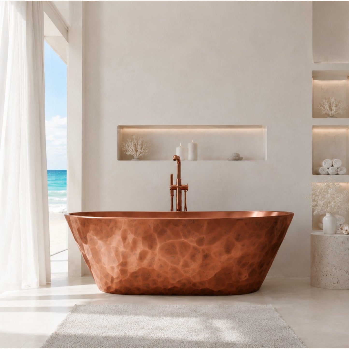 Premium Copper Bathtub Luxury Velaris
