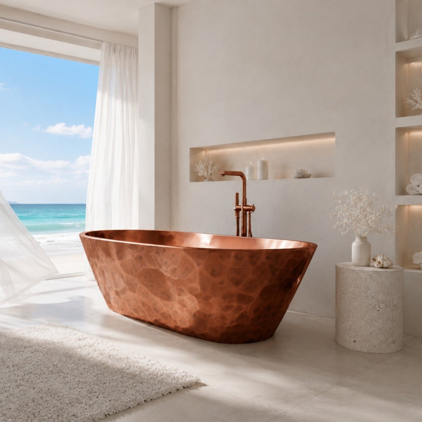 Premium Copper Bathtub Luxury Velaris