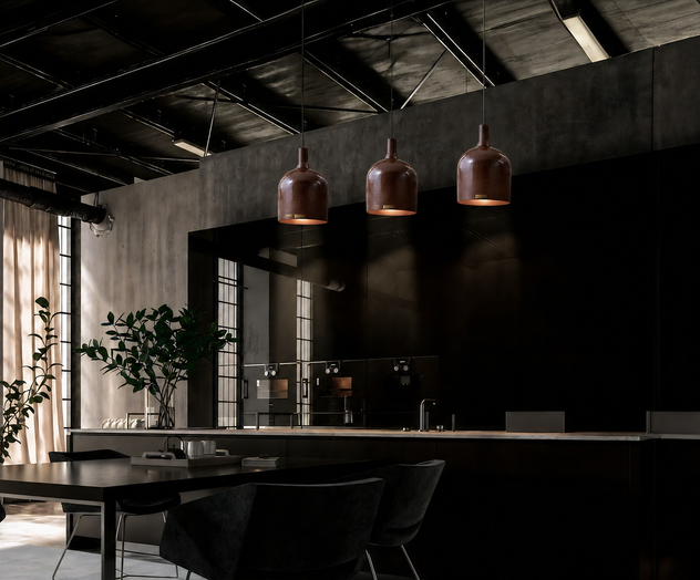 Premium Copper Campana Lamp
