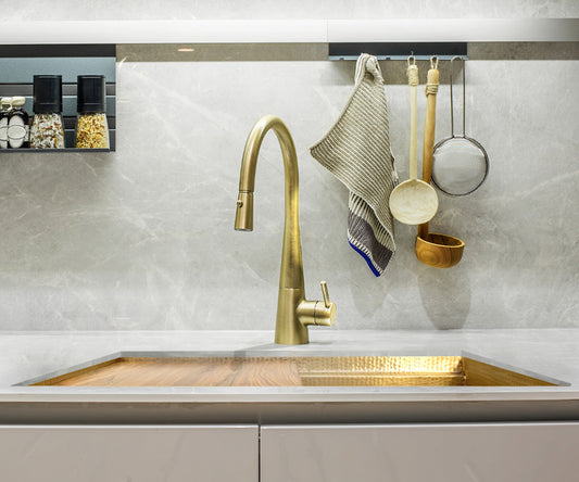 Premium Brass Kitchen Sink for Griding