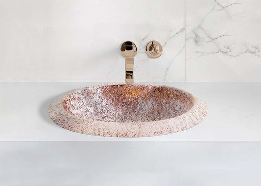 Premium Copper Volcano Special Bath Sink Duna Design