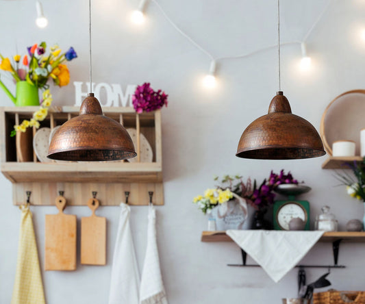 Premium Copper Round Lamp