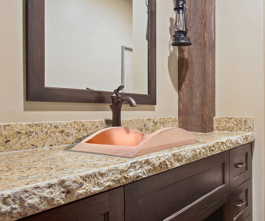 Premium Copper Special Bath Sink Eclipse Design