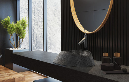 Premium Copper Volcano Vessel Sink Paricutin Design